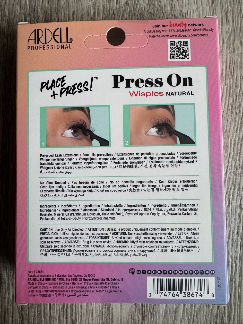 Ardell Wispies Press On pre-glued underlash extensions 4 Kits Multiple Lengths - Picture 3 of 6